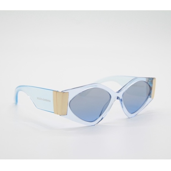 NEW DOLCE&GABBANA DG4396 2955/7C SUNGLASSES DG 4396 BLUE EYEWEAR - Picture 8 of 12